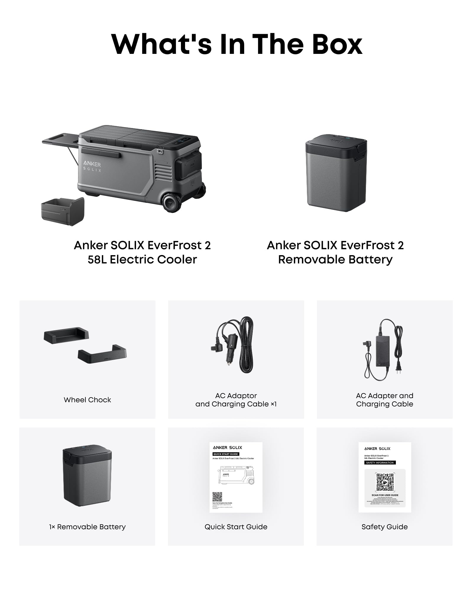Amazon.com: Anker SOLIX EverFrost 2 58L Cooler with 1